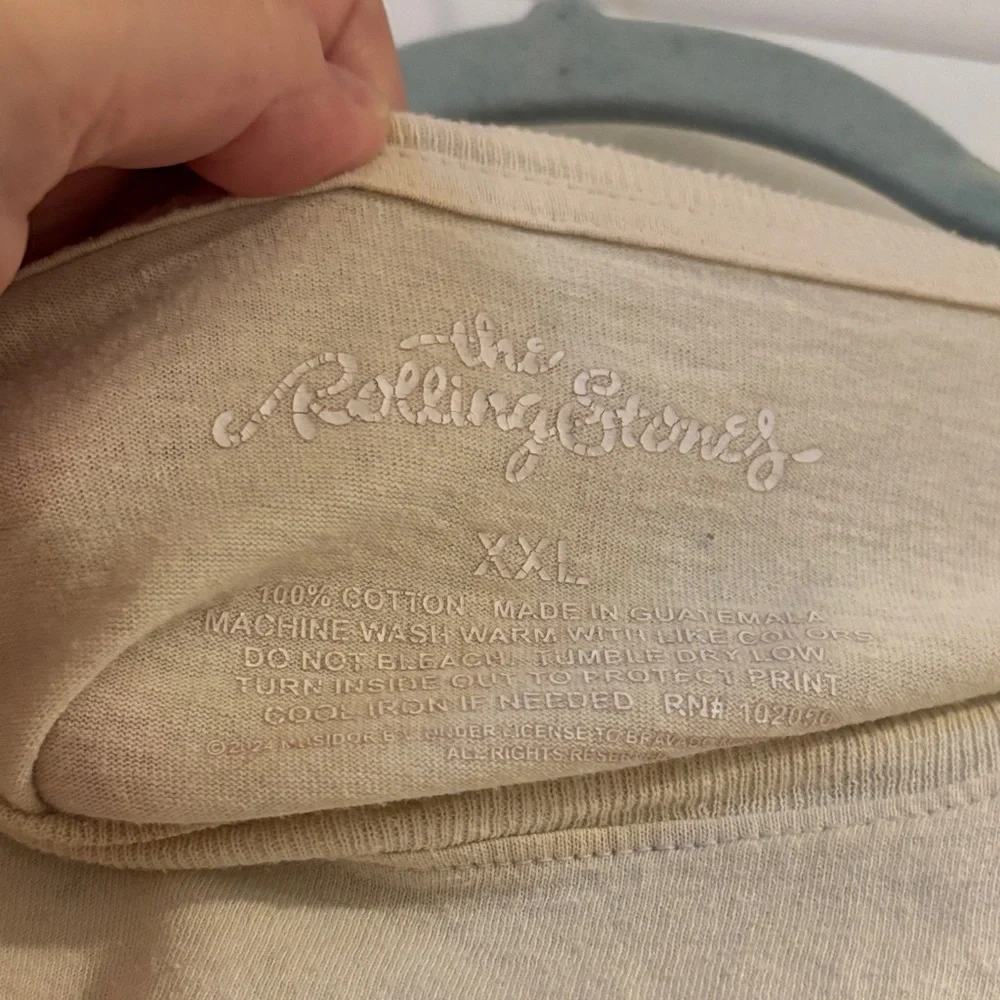 Vintage Rolling Stones Graphic Cream T-Shirt - Picture 3 of 4
